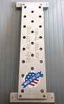 Plyobox Warehouse 12"x48" Climbing Pegboard. New Custom Engraving Options!!! Includes 18" mounting Brackets for Wall Studs.