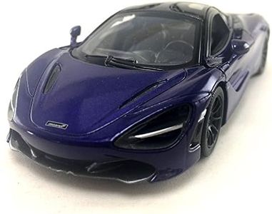 Kinsmart McLaren 720s Navy Blue 1:36 DieCast Model Toy Car Collectible Hobby Super Sport Car Collection