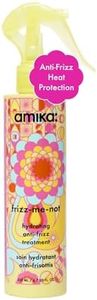 amika frizz-me-not hydrating anti-frizz treatment - heat-activated hydrating hair spray treatment for long-lasting smooth + glossy strands - humidity shield + heat protection spray for hair (200 ml)