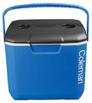 Coleman Unisex Cool Box 30 QT, Large High Performance Cooler Box, Ice Box for Drinks, Blue, 28 Litres