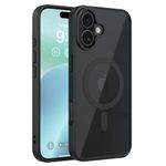 Zapcase Back Case Cover for iPhone 16 | Compatible for iPhone 16 Back Case Cover | Scratch-Resistant Back Case Cover | Black