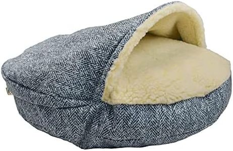 Snoozer Luxury Orthopedic Cozy Cave Pet Bed, Showdog Collection, Extra Large - Palmer Indigo