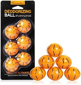 MAXIMILIAN Professional Shoe Deodorizer Balls | Shoe Fresheners Balls | Foot Odor Eliminator | Odor-Fighting Freshener for Neutralizing Odor and Refreshing Sneaker, Wardrobe, Bags