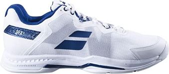 Babolat SFX 3 Men's All Court Tennis Shoes, White/Navy (US Men's Size 11)