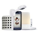 Nanit Superior Sleep Set - Includes Newborn Baby Essentials: Nanit Pro Camera with Wall Mount, Nanit Travel Stand, and The Sound + Light Audio Monitoring Machine & Baby Night Light