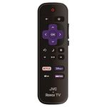 OEM Replacement Remote Control Compatible with All JVC HDR Roku Smart LED TVs 【Only Works with JVC Roku TV, Not for Roku Stick and Roku Box】 (Netflix/Disney Plus/Apple TV+ / HBO Max)