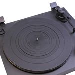 Turntable Mat, 12" Silicone Rubber Record Platter Slipmat Antistatic for Turntable Record LP Players by Gartopvoiz, 3mm Thick