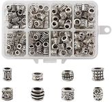 Craftdady 190Pcs Antique Silver Spa