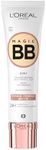 L'Oréal Paris Magic BB Cream with SPF 20, 5-in-1 Skin Tint with Vitamin B5 and Vitamin E, Lightweight Hydrating Formula Adapts to Skin Tone for a Natural Glowy Finish, 30 ml, Shade: 02 Light