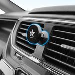 Blackstar Spiro Mag - Magnetic Mobile Phone Holder for Car Dashboard/Bike with 540° Angle Rotation - Phone Mount Stand with Strong & Safe Magnets - Compatible with All Mobiles (MAGSAFE Incompatible)