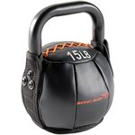 BIONIC BODY Soft Kettlebell with Handle - 10, 15, 20, 25, 30, 35, 40 lb. for weightlifting, conditioning, strength and core training