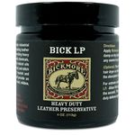 Bickmore Leather Conditioner, Scratch Repair Bick LP 4oz - Heavy Duty LP Leather Preservative | Leather Protector, Softener and Restorer Balm for Dry, Cracked, and Scratched Leather | Made in USA