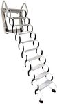 Wall Mounted Loft Ladder Foldable Invisible Attic Stairs Pull Down Attic Ladder for Indoor and Outdoor Telescoping Ladder