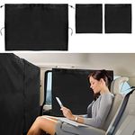 Windspeed Set of 3 Car Privacy Curtains, Car Divider Curtain for Car Privacy Curtains Back Window Car Partition Curtain Side Windshield Sunshades for Prevents Peeping and Protects Privacy