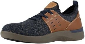 Rockport Work Men's Truflex Safety Toe 2 Eye Tie Work Sneaker, Navy, 10.5