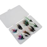 BestCity Fly Fishing Sea Trout & Salmon Flies Doubles, Jungle Cock (painted) pack of 12 size 10-14#151D