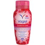 Vagisil Feminine Wash for Intimate Area Hygiene, Scentsitive Scents, pH Balanced and Gynecologist Tested, Rose All Day, 240 mL