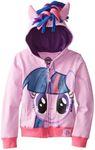 My Little Pony Little Girls' Twilight Sparkle Hoodie, Purple/Multi, 6X