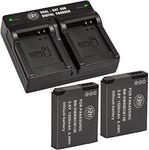 BM Premium Pack of 2 DMW-BCM13E Batteries and USB Dual Battery Charger for Panasonic Lumix DMC-FT5A, DMC-LZ40, DMC-TS5, DMC-TS6, DMC-TZ37, DMC-TZ40, DMC-TZ41, DMC-TZ55, DMC-TZ60, DMC-ZS27, DMC-ZS30, DMC-ZS35, DMC-ZS40, DMC-ZS45, DMC-ZS50 Digital Camera