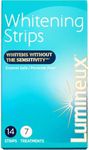 Lumineux Teeth Whitening Strips 7 Treatments - Enamel Safe - Whitening Without The Sensitivity - Dentist Formulated & Certified Non-Toxic