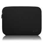 AIPIE Laptop Sleeve 13 Inch Compatible with MacBook Pro, MacBook Air M1 M2 Bump Absorb 12.6 x 8.9 x 0.8 Inch Surface Pro 9 Loose fit 12 Inch Chromebook Netbook and Tablet Case, Black