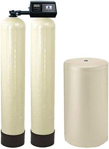 AFW Filters Built 64k Digital Dual Tank Alternating IRON PRO Water Softener with Fleck 9100SXT (3/4")