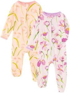 GUISBY Baby Footed Pajamas Cotton Zipper Sleeper, 0-3M