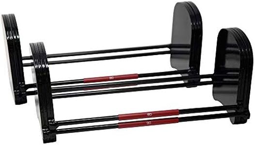 POWERBLOCK EXP 70-90lb. Dumbbell Kit - Stage 3 Expansion Kit - Only Compatible After Stage 1 & Stage 2 EXP Adjustable Dumbbells Purchase - Durable Steel - Innovative Workout Equipment