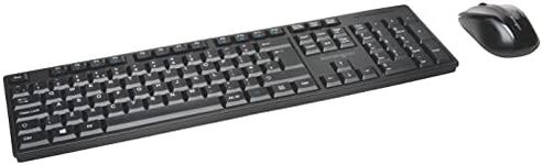 Kensington Pro Fit Low-Profile Wireless Keyboard and Mouse Set Desktop, Multimedia Keys, Ambidextrous, Home Office Keyboard and Mouse Set QWERTY, (K75230UK), Black