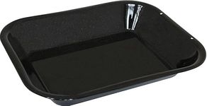 Samuel Groves 2X 28cm Vitreous Enamel Roasting Pan, Made in England by Chabrias LTD