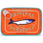 Cessfle Canned Sardines Makeup Bag, Funny Sardine Tin Fish Cosmetic Bag, Creative Cute Makeup Bag Kawaii Pencil Case Pouch, Coquette Make up Pouch for Women…, Orange mix Blue, 6.1*4.3*4.5inch, Fashion