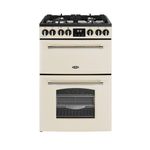 Belling Farmhouse 60cm Dual Fuel Cooker - Cream