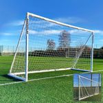 QUICKPLAY Q-Fold Soccer Goal | 30-Second Football Goal Folding Design for Easy Setup | Portable Soccer Net Goal for Backyard | Weatherproof Soccer Goal Post for Adults & Kids [Single Goal]