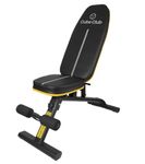 The Cube Club Premier Heavy Duty Fitness Gym Bench | Adjustable Flat Incline Decline Bench for Home Gym| Multipurpose Fitness Bench 250+ kg Capacity Full Body Workout Bench Press for Home Gym