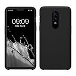 kwmobile Case Compatible with OnePlus 6 Case - TPU Silicone Phone Cover with Soft Finish - Black Matte