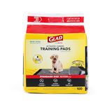 SKAFFLES FFP8654ST Glad 100 Count Pets Activated Carbon Training Pads