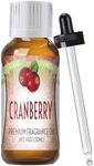 Good Essential - Professional Cranberry Fragrance Oil 30 ml for Diffuser, Candles, Soaps, Lotions, Perfume 1 fl oz - Cranberry Oil for Diffuser - Diffuser Oils Scents - Candle Fragrance Oil