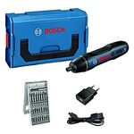 Bosch Professional Bosch GO Cordless Screwdriver (Includes 25-Piece Bit Set, Charging Cable, L-BOXX Mini)