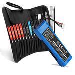 CELLONIC® Battery Replacement for JBL Charge 2, Charge 2 Plus / 2+, Charge 3 (2015) Portable Bluetooth Speaker P763098,GSP1029102R Wireless Soundbox 6000mAh + Tool-kit 23pcs accu pack