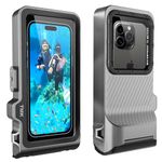 ShellBox Touch Waterproof Phone Case Underwater Phone Pouch 10m Case with Lanyard for Swimming Snorkeling Raining Dustproof for iPhone 16 15 14 13 pro max Samsung Huawei