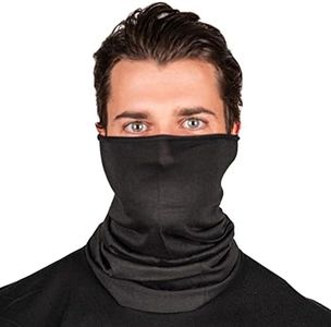 S A - 1 UV Face Shield - Tactical Black - Multipurpose Neck Gaiter, Balaclava, Elastic Face Mask for Men and Women