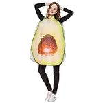 Megartico Halloween Adult Avocado Costume for Women Funny Men Foods Party Suit for Couple