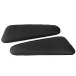 ONKENTET 2PCS Automotive Center Consoles Soft Microfiber Cloth Knee Cushion Car Knee Cushion Armrest Support Car Pillow Auto Knee Leg Elbow Pads Arm Pad Interior Accessories for Car Truck (Black)