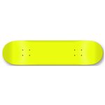 Moose Blank Skateboard Deck, Neon Yellow, 8-Inch