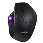 Perixx PERIMICE-720, Wireless Ergonomic Trackball Mouse with Adjustable Angle, Black (11449)