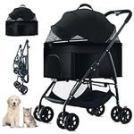 ZHUOKECE 3-in-1 Pet Dog Stroller, F