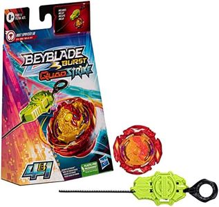 BEYBLADE Burst QuadStrike Bolt Spryzen S8 Spinning Top Starter Pack, Balance/Attack Type Battling Game with Launcher, Kids Toy Set