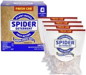 Fresh Cab Spiders Deterrent - Indoor Botanical Pest Deterrent - Safe for Kids & Pets When Used as Directed - Made with Rosemary Essential Oil - 4-Pack