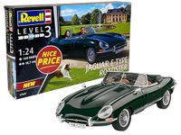 Revell 07687 Jaguar E-Type Roadster 1:24 Scale Unbuilt/Unpainted Plastic Model Kit