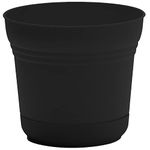 Bloem Saturn Planter, 10", Black